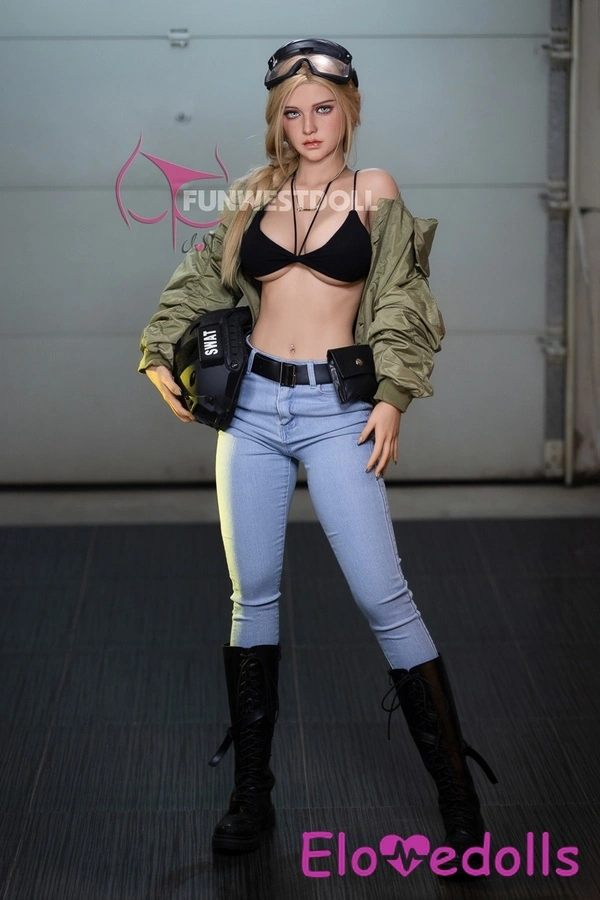 گالری عروسک جنسی بلوند چشم آبی با سینه‌های کوچک TPE سایز F Cup 162 سانتی‌متر 9