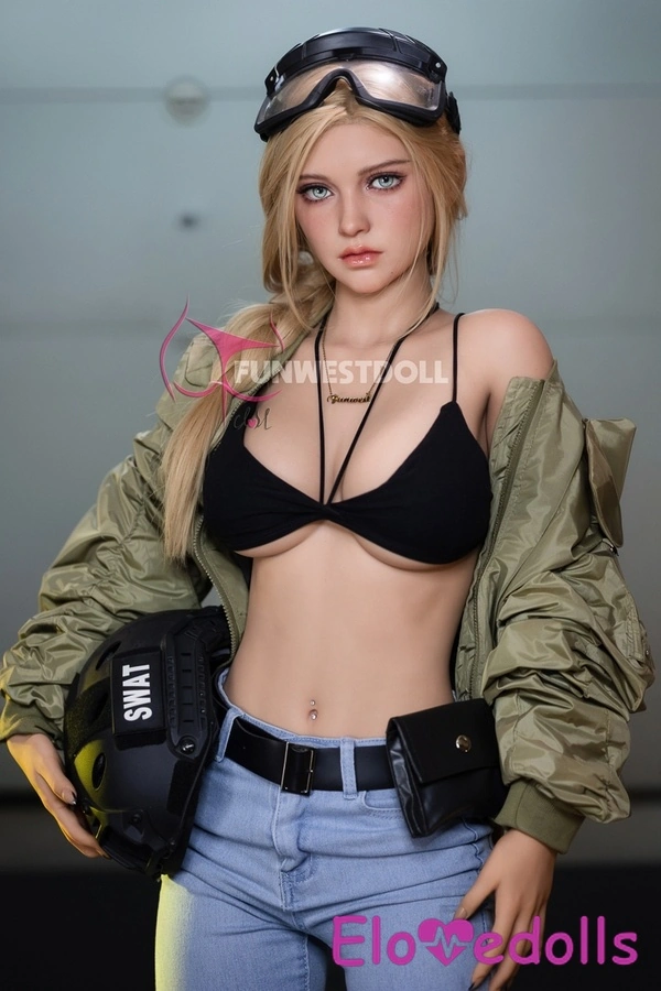 عروسک جنسی چشم آبی سایز F کاپ TPE سایز 162 سانتی متر، نمای جزئیات 1