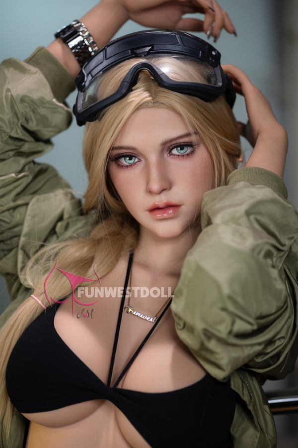 162cm F Cup TPE Thin Lips Petite Breasts Blonde Sex Doll Detail View 16
