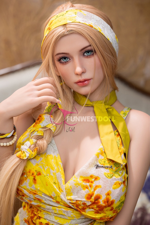 140cm G Cup TPE Small Breasts Blonde Thin Lips Sex Doll Gallery 2