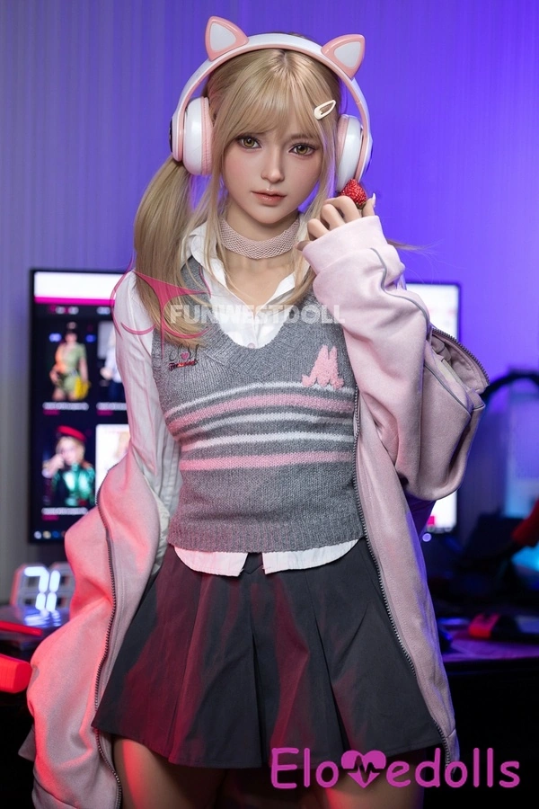 ตุ๊กตาเซ็กส์ TPE คัพ A ขนาด 159 ซม. ริมฝีปากบาง หน้าอกเล็ก