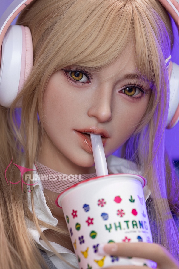 159cm A Cup TPE Gray Eyes Petite Breasts Sex Doll Detail View 1