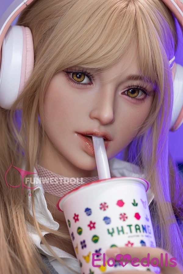 159cm A Cup TPE Gray Eyes Petite Breasts Sex Doll Detail View 1