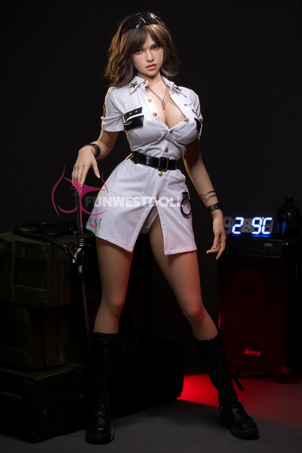 157cm C Cup TPE Petite Breasts Brunette Amber Eyes Sex Doll Gallery 7