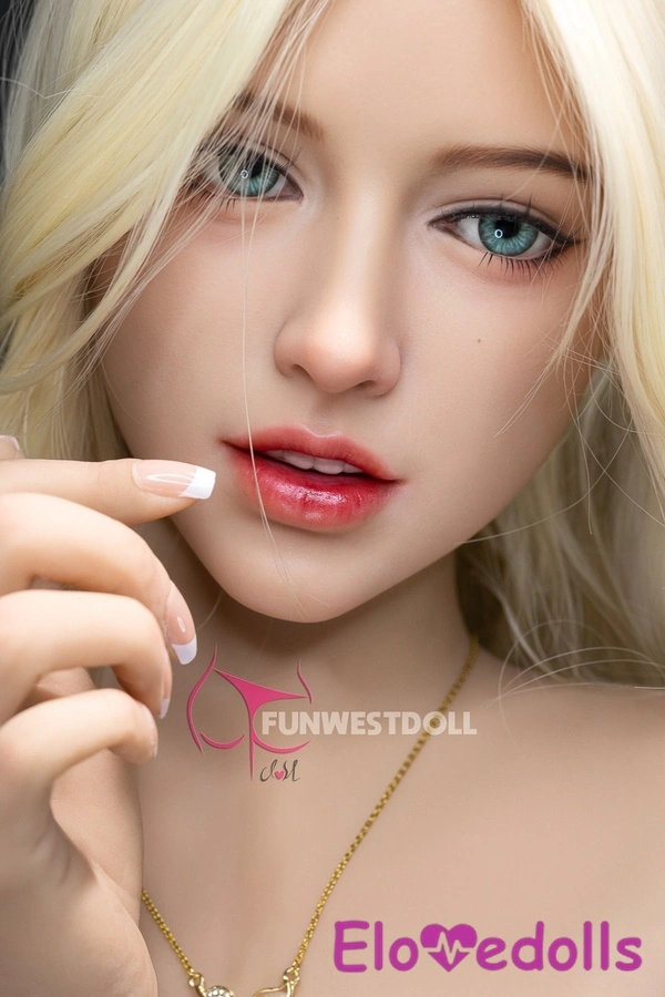 دمية جنسية بمقاس 157 سم، صدر كبير جدًا، عيون زرقاء، شفاه رفيعة، عرض التفاصيل 17