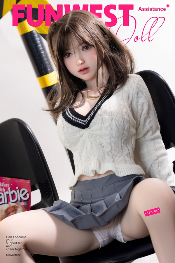 152cm D Cup TPE Gray Small Breasts Thin Lips Sex Doll Gallery 3