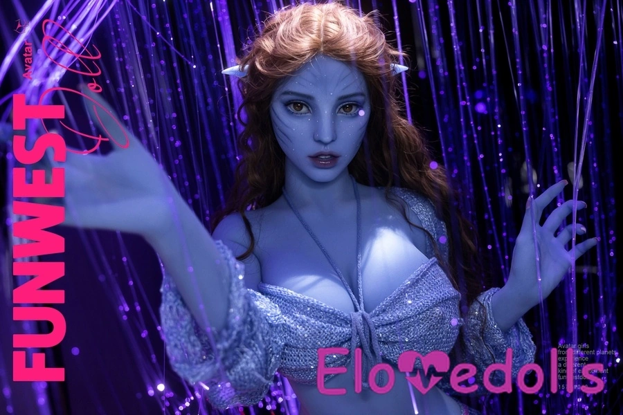 157 см, чашка G, TPE, біла, пишна, з блакитними очима, справжня лялька, галерея 8