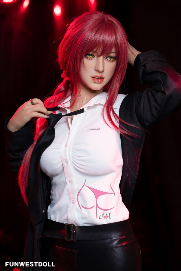 162cm F Cup TPE Gray Eyes Pink Medium Breasts Sex Doll Detail View 1