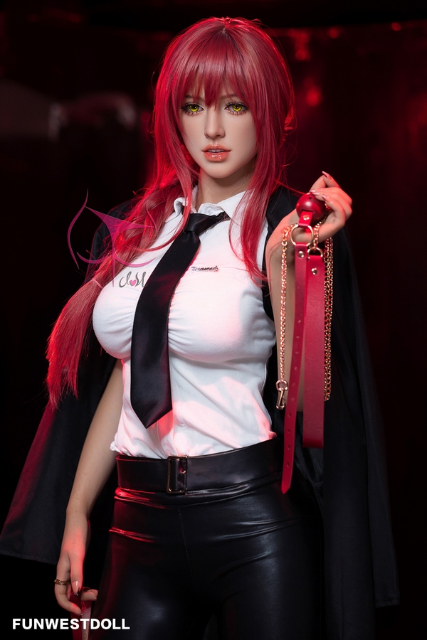 162cm F Cup TPE Pink Medium Breasts Gray Eyes Sex Doll Detail View 5
