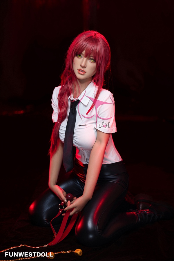 162cm F Cup TPE Pink Medium Breasts Gray Eyes Sex Doll Detail View 8