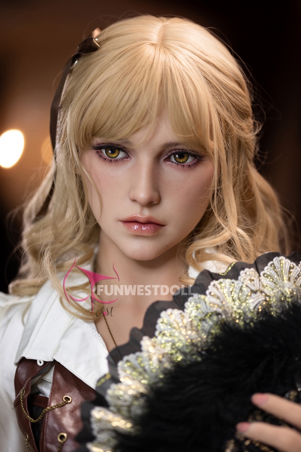 157cm C Cup TPE Glossy Lips Blonde Medium Breasts Sex Doll Product