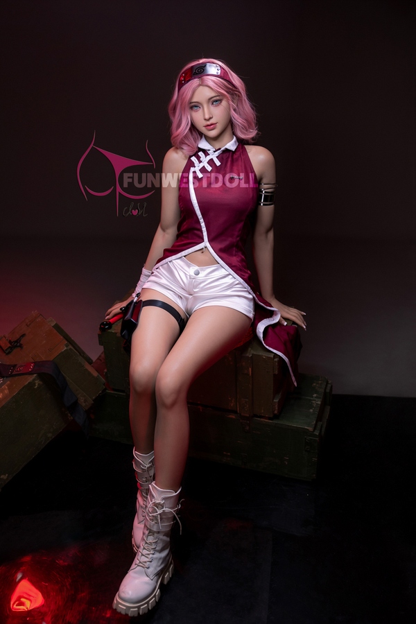 159cm A Cup TPE Pink Thin Lips Petite Breasts Lifelike Sex Doll Gallery 6