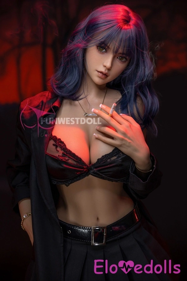 Búp bê tình dục TPE cỡ G 157cm, ngực nhỏ, mắt hổ phách, màu hồng, giống thật, Bộ sưu tập 3