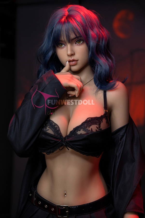 157cm G Cup TPE Amber Eyes Pink Hourglass Lifelike Sex Doll Gallery 8