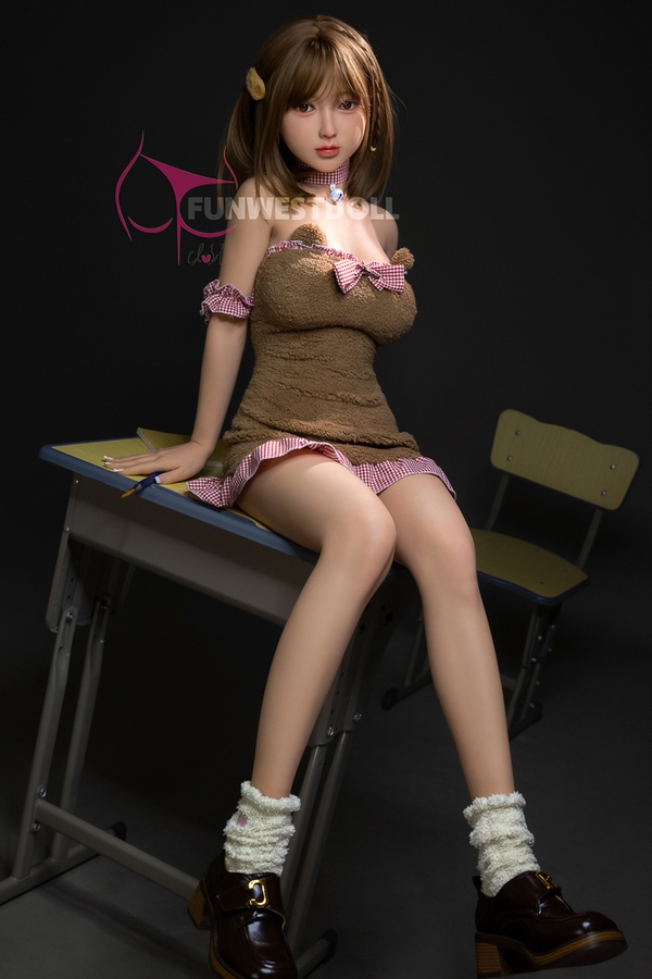 152cm D Cup TPE Brunette Amber Eyes Small Breasts Lifelike Sex Doll Detail View 10