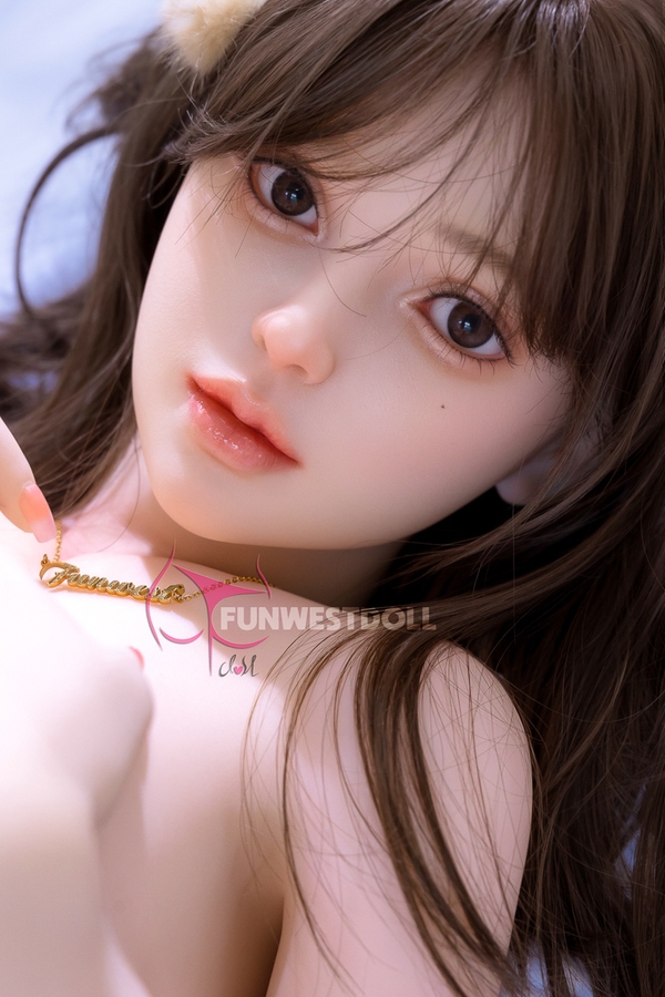 152cm D Cup TPE Gray Eyes Brunette Petite Breasts Lifelike Sex Doll Detail View 14