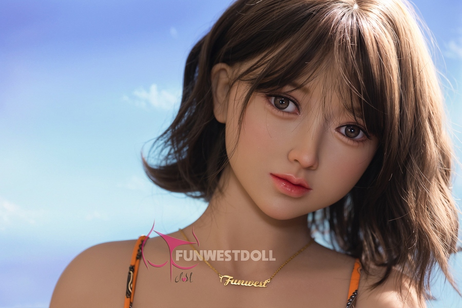 157cm G Cup TPE Amber Eyes Small Breasts Full Lips Lifelike Sex Doll Gallery 2