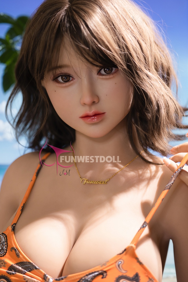 157cm G Cup TPE Voluptuous Brunette Amber Eyes Lifelike Sex Doll Gallery 8