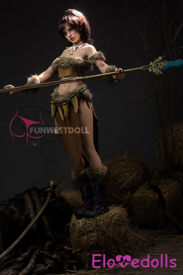 159cm A Cup TPE Full Lips Amber Eyes Brunette Sex Doll Λεπτομέρειες Προβολή 17