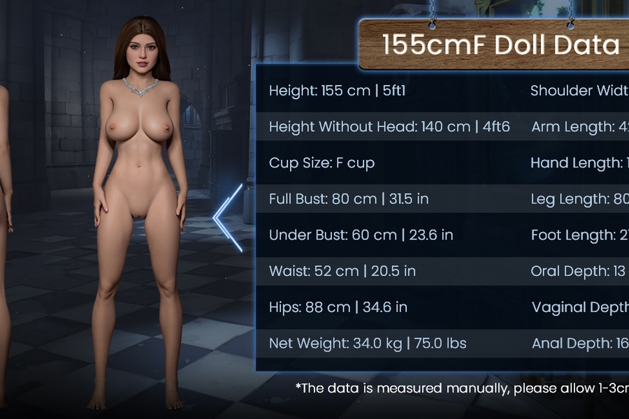 155cm F Cup TPE Full Lips Green Eyes Brunette Sex Doll Detail View 29