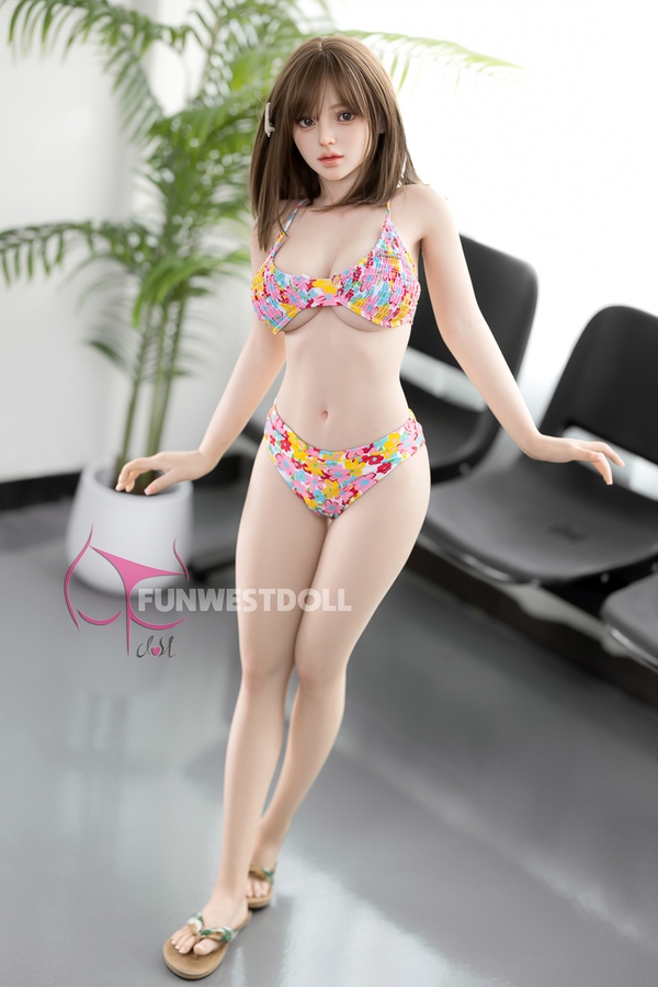 152cm D Cup TPE Amber Eyes Brunette Voluptuous Sex Doll Product