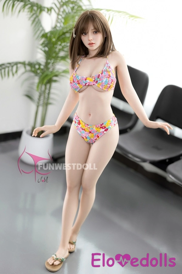 152cm D Cup TPE Amber Eyes Brunette Voluptous Sex Doll Προϊόν