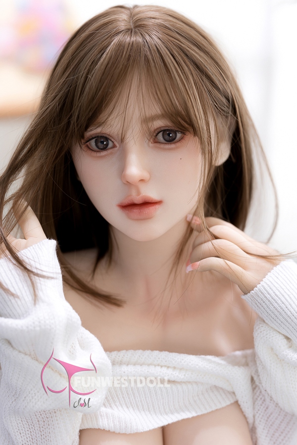 152cm D Cup TPE Brunette Amber Eyes Voluptuous Sex Doll Detail View 13