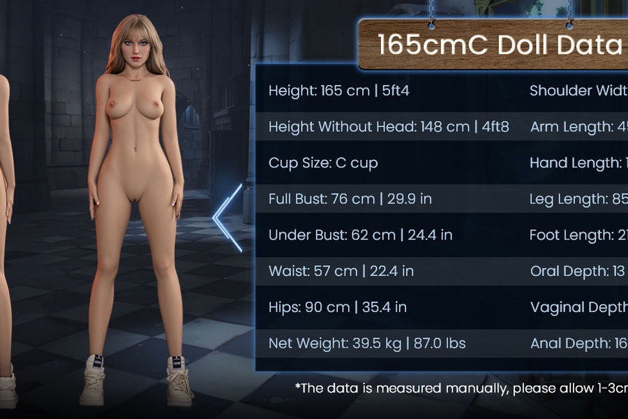 165cm C Cup TPE Petite Blonde Breasts Sex Doll Detail View 21