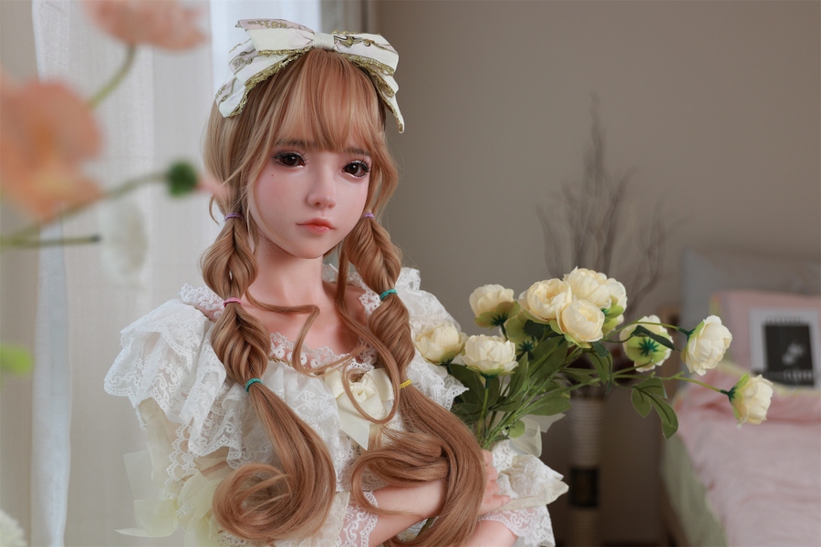 145cm D Cup Silicone Petite Thin Lips Gray Eyes Anime Sex Doll Product
