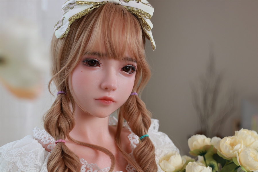 145cm D Cup Silicone Petite Small Breasts Blonde Anime Sex Doll Gallery 5