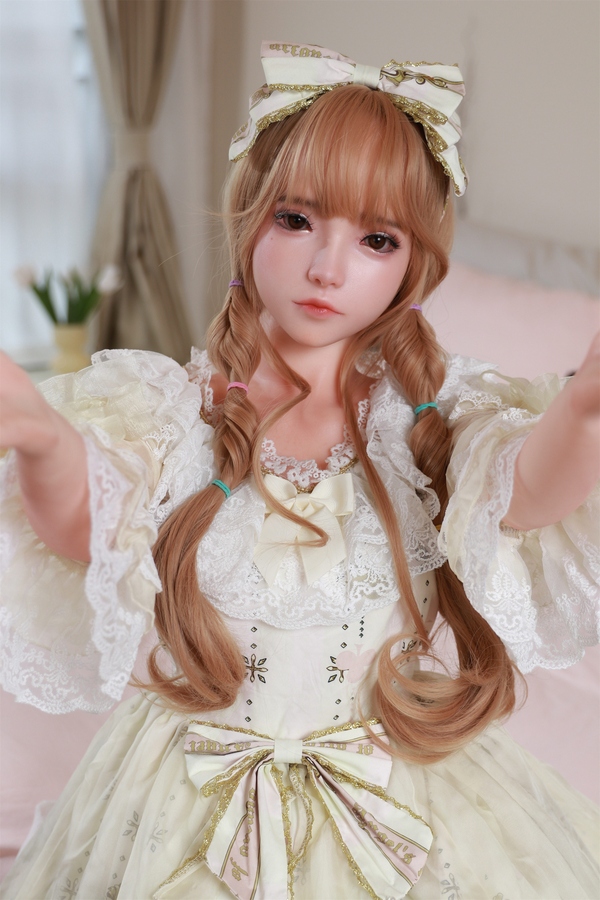 145cm D Cup Silicone Blonde Petite Thin Lips Anime Sex Doll Gallery 6