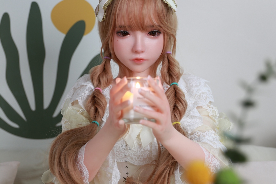 145cm D Cup Silicone Small Breasts Blonde Petite Anime Sex Doll Detail View 11