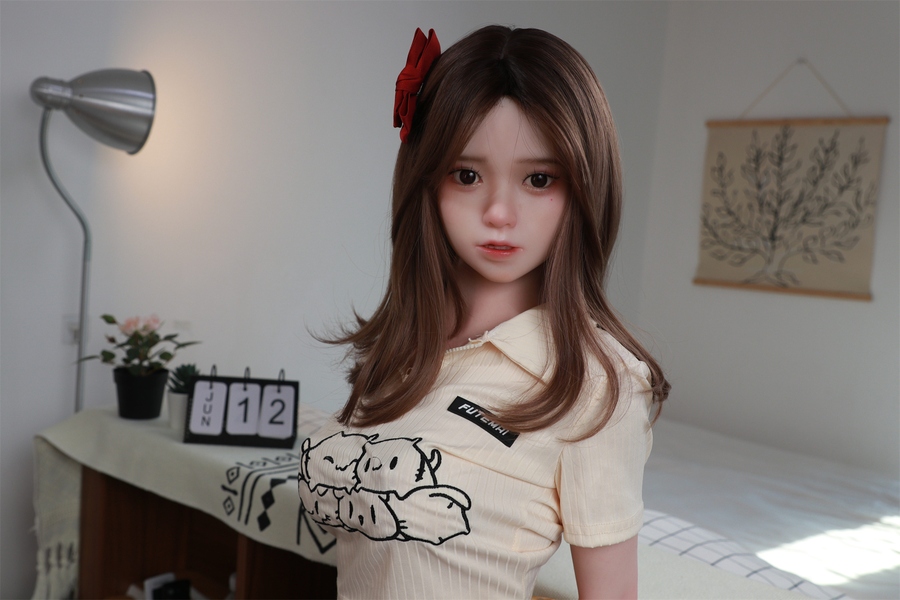 148cm C Cup Silicone Amber Eyes Petite Breasts Brunette Japanese Sex Doll Gallery 9