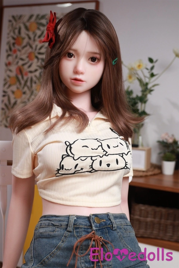 ตุ๊กตาเซ็กส์ญี่ปุ่นขนาดคัพ C ขนาด 148 ซม. หน้าอกเล็ก ผมสีน้ำตาลเข้ม ดูรายละเอียด 9