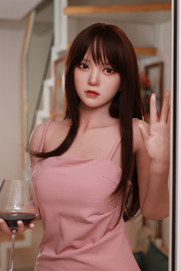 158cm B Cup Silicone Amber Eyes Black Small Breasts Japanese Sex Doll Gallery 8