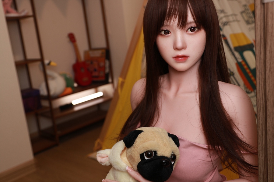 158cm B Cup Silicone Small Breasts Thin Lips Black Japanese Sex Doll Detail View 15