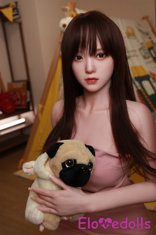 158cm B Cup Σιλικόνης Μαύρο Μικρό Στήθος Κεχριμπαρένια Μάτια Λεπτομέρειες Ιαπωνικής Κούκλας Σεξ Προβολή 16