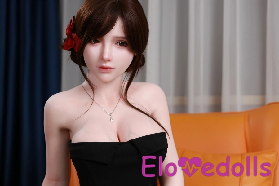 Búp bê tình dục Trung Quốc 158cm cúp B bằng silicon, mắt hổ phách, tóc nâu, bộ sưu tập 8