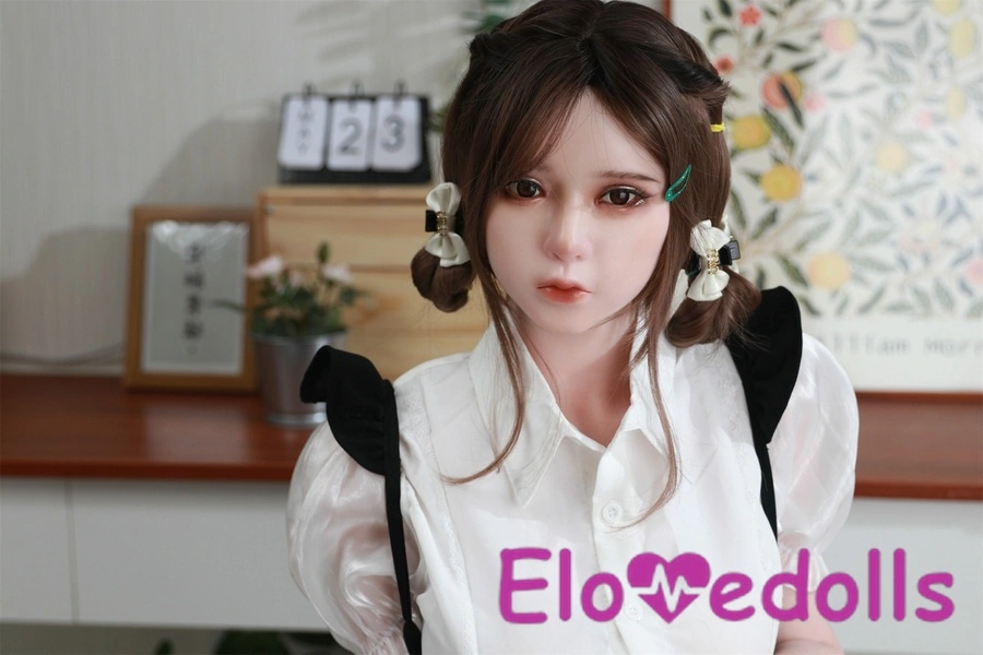 158cm B Cup Σιλικόνης με Λεπτά Χείλη, Μικρά Στήθη, Λευκή, Ρεαλιστική Κούκλα Σεξ, Συλλογή 3
