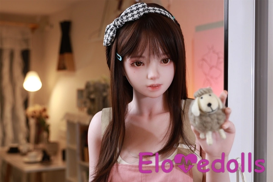 158cm B Cup Σιλικόνη Κεχριμπαρένια Μάτια Μικρά Στήθη Λεπτά Χείλη Anime Sex Doll Gallery 6