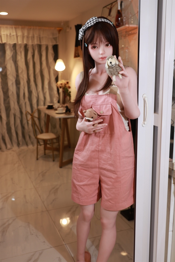 158cm B Cup Silicone Brunette Amber Eyes Small Breasts Anime Sex Doll Detail View 1