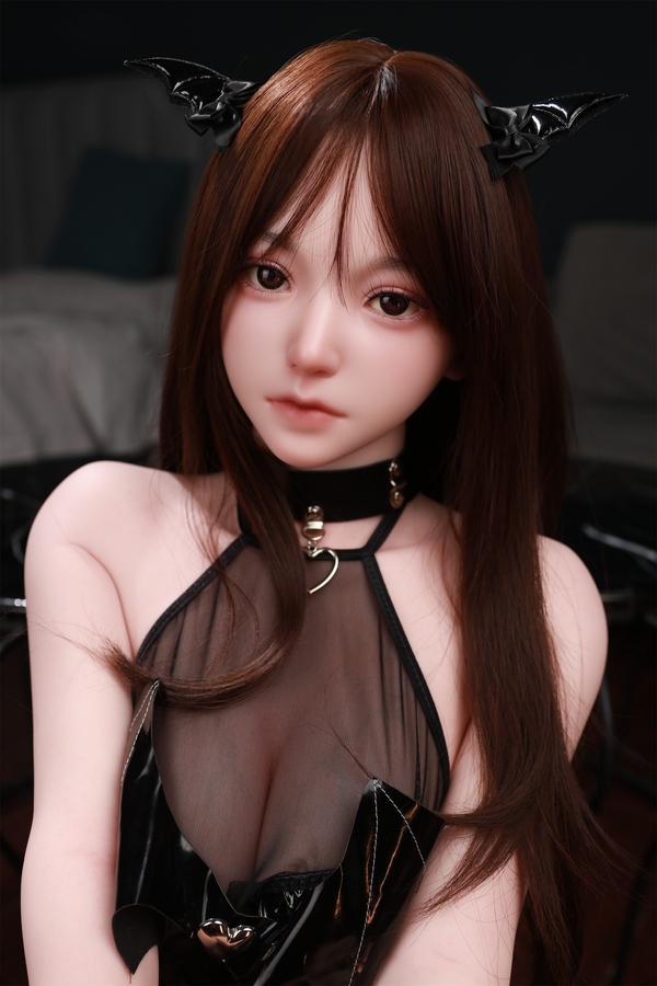 158cm B Cup Silicone Gray Eyes Red Petite Breasts American Sex Doll Detail View 8