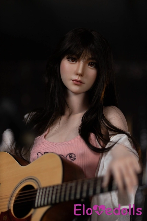 158 सेमी बी कप सिलिकॉन मध्यम स्तन पेटिट ब्लैक रियल डॉल गैलरी 5