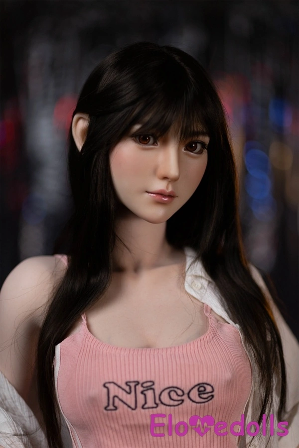 158 सेमी बी कप सिलिकॉन काली ग्रे आंखें मध्यम स्तन असली गुड़िया विवरण देखें 2