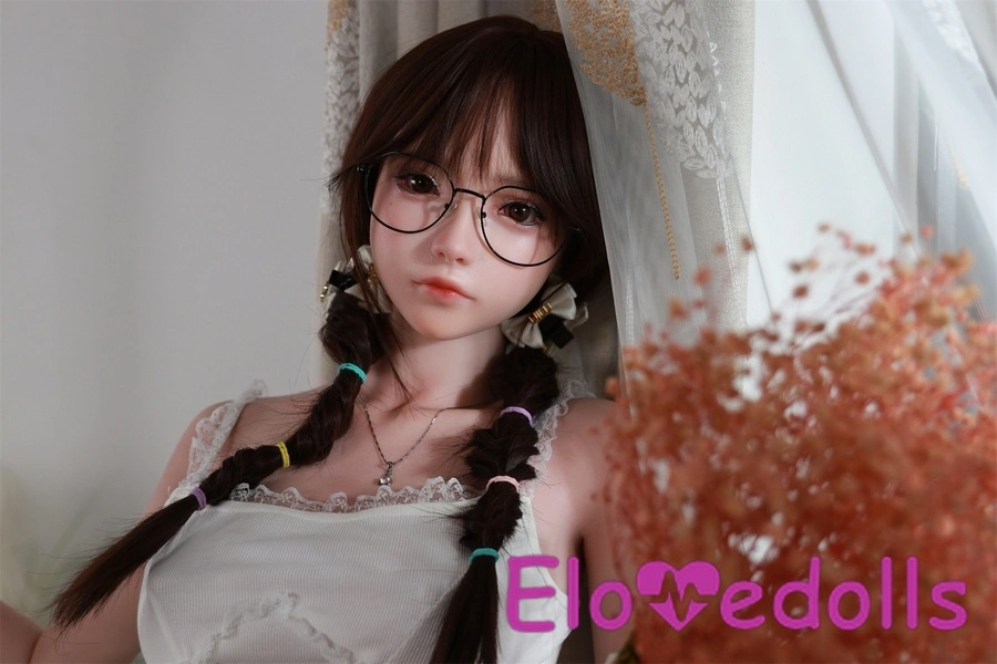 دمية جنسية واقعية صغيرة سمراء بمقاس B، مقاس 158 سم، شفاه رفيعة من السيليكون، معرض 8