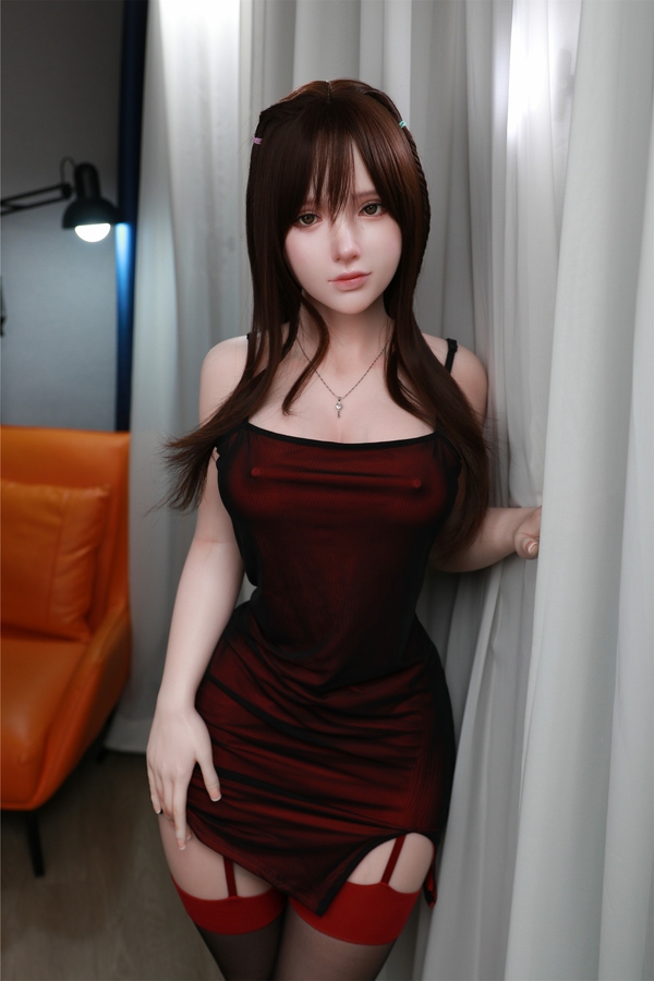 161cm F Cup Silicone Petite Breasts Amber Eyes Thin Lips Real Doll Gallery 9