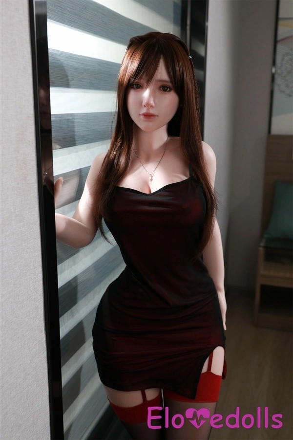 161cm Cúp F Ngực nhỏ bằng silicon Mắt màu hổ phách Búp bê thật đầy đặn Xem chi tiết 1