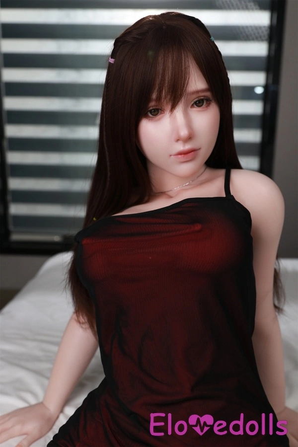 Búp bê thật 161cm cúp F bằng silicon ngực nhỏ nhắn màu đen đầy đặn Xem chi tiết 7