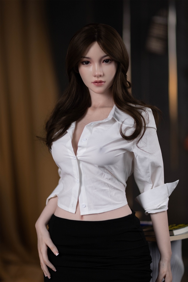 161cm F Cup Silicone Black Gray Eyes Medium Breasts Realistic Sex Doll Detail View 13