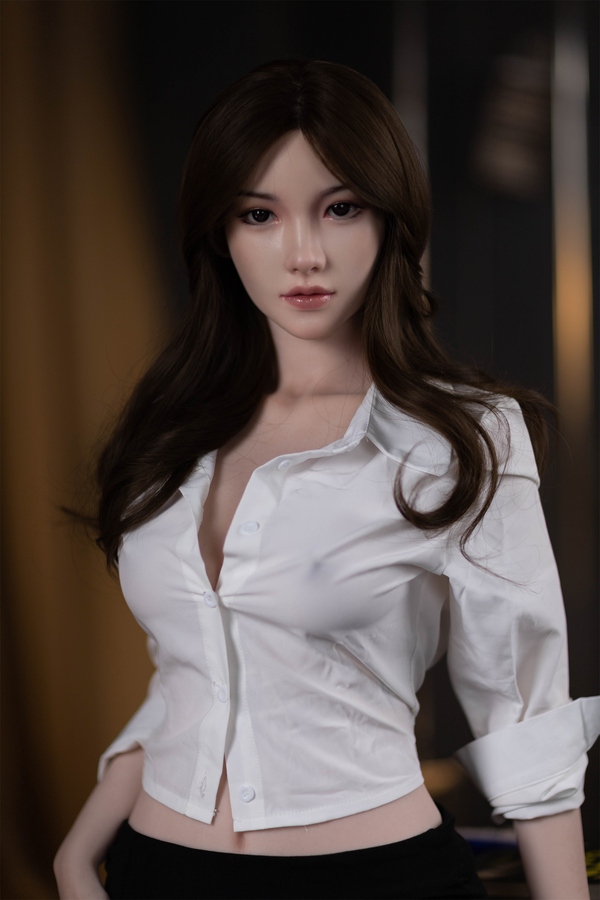 161cm F Cup Silicone Thin Lips Medium Breasts Black Realistic Sex Doll Detail View 14